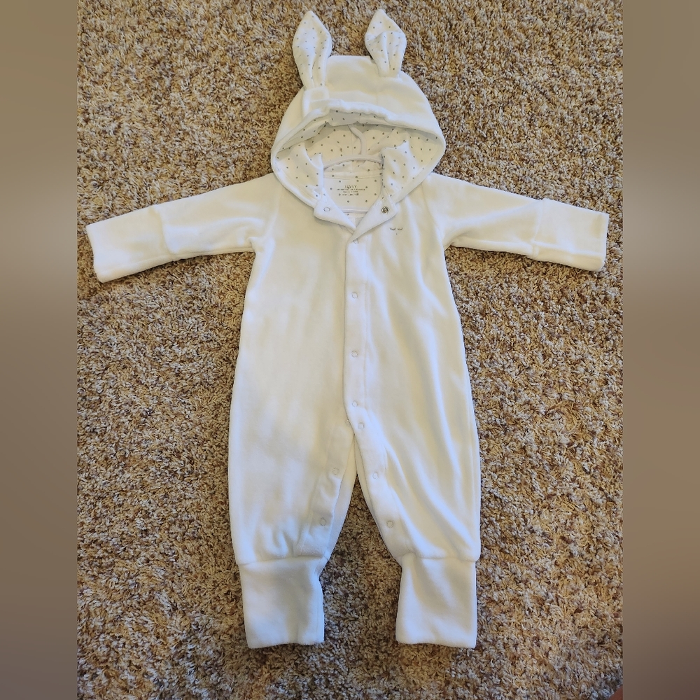 Livly Plush Bunny Overall - White